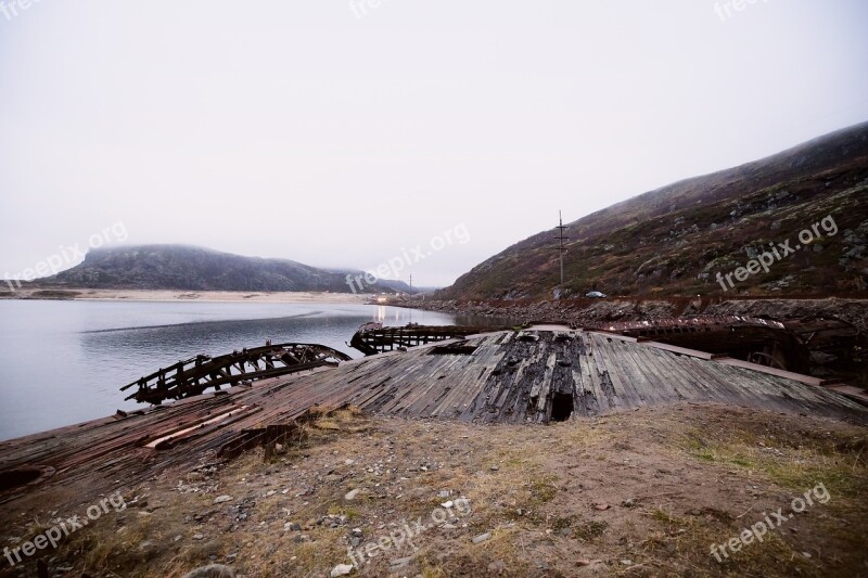 Graveyard Of Ships Teriberka Silence Free Photos