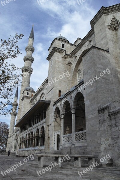 Süleymaniye Cami Minaret Istanbul Turkey