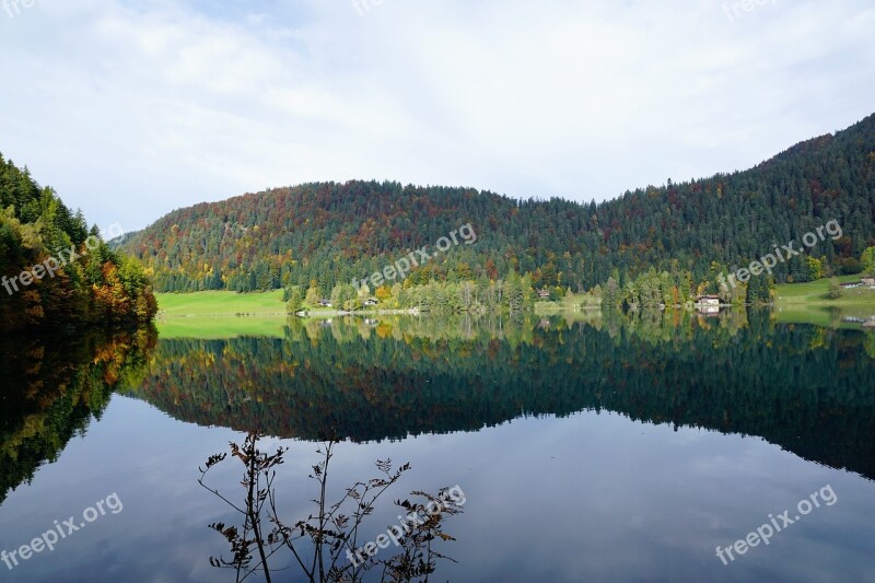 Ellmau Scheffau Austria Lake Landscape