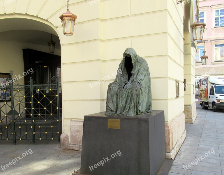 Prague Theatre Statue Free Photos