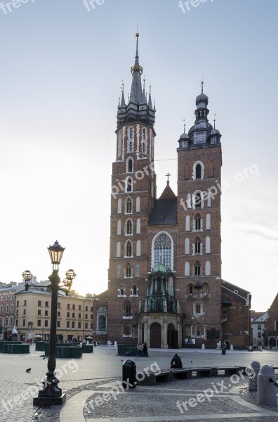 Kraków The Market Poland Architecture Monument