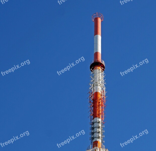 Transmission Tower Mast Tip Radio Watch Tv Fm