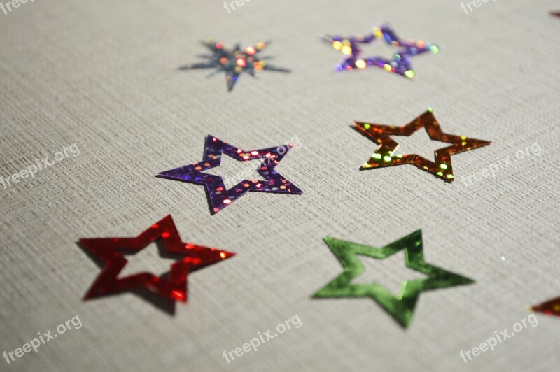 Star Birthday Colorful Colors Party Decorations