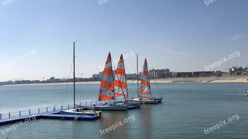 Dongshan Island Sailboat Windsurfing Surfing Pier