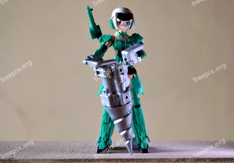 Young Lady Female Frame Arms