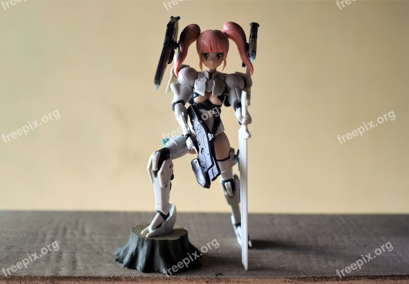 Young Lady Female Frame Arms