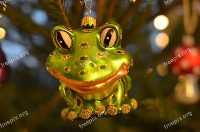 The Frog Frog Bauble Ornament Christmas