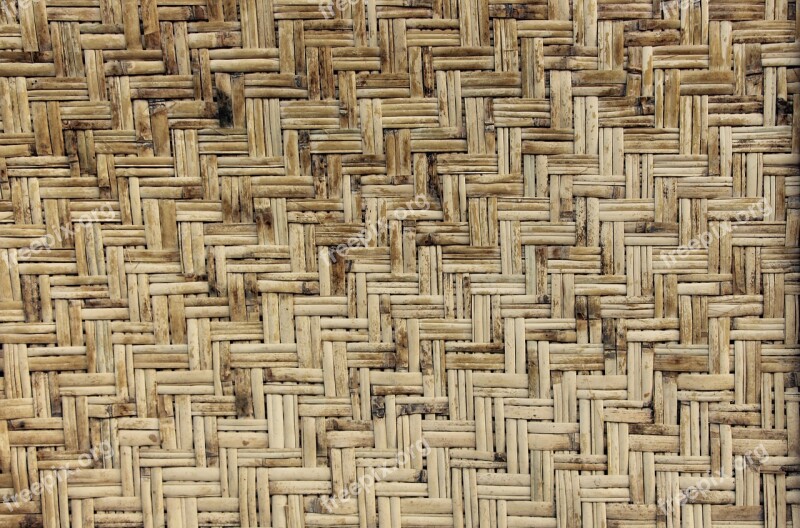 Texture Wood Wicker Rattan Fiber