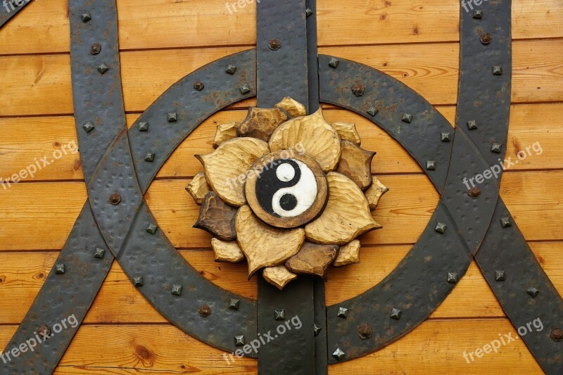 Symbol Asia Wood Flower Culture