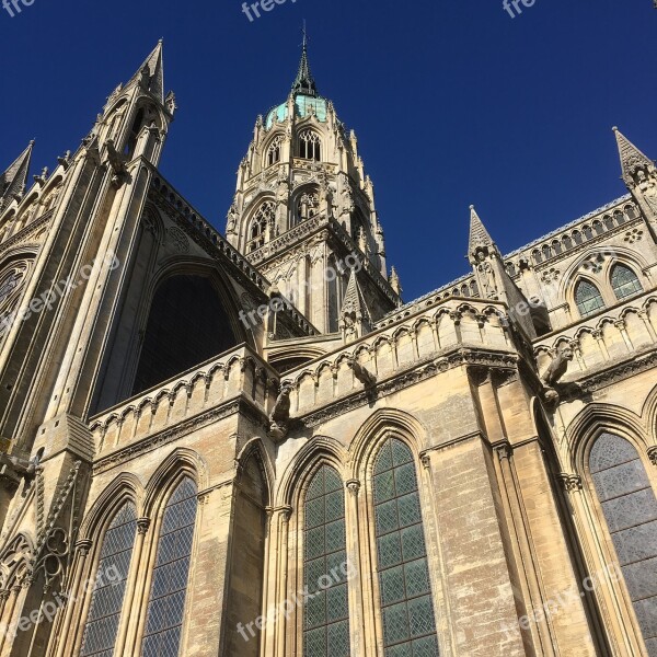 Cathedral Bayeux France Architecture Normandie