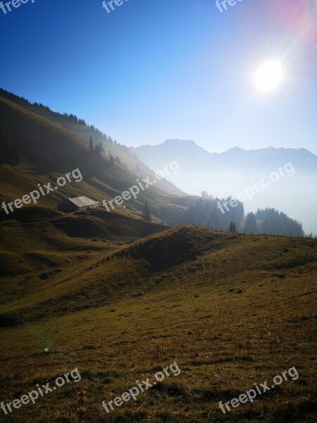 Mountains Mountain Bike Hiking Trail Sun