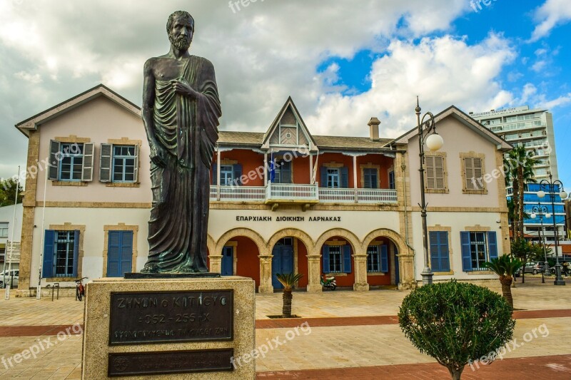 Cyprus Larnaca Administration Building Colonial Style Architecture