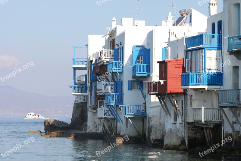 Mykonos Greece Sea Tourism Summer