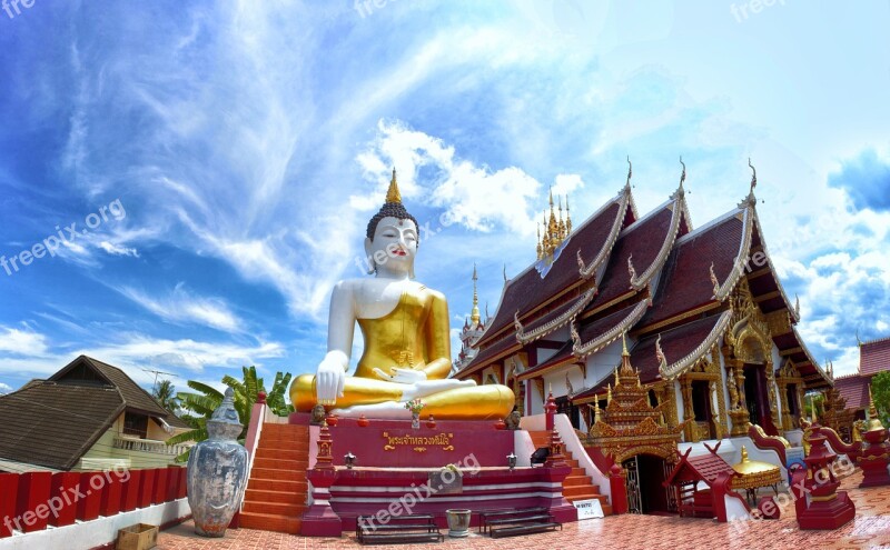 Buddha Thai Prasing Buddha Statue Asia