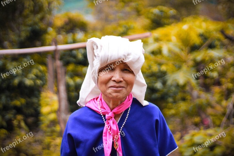 Karen People Karen Thailand Chiang Mai Thai People