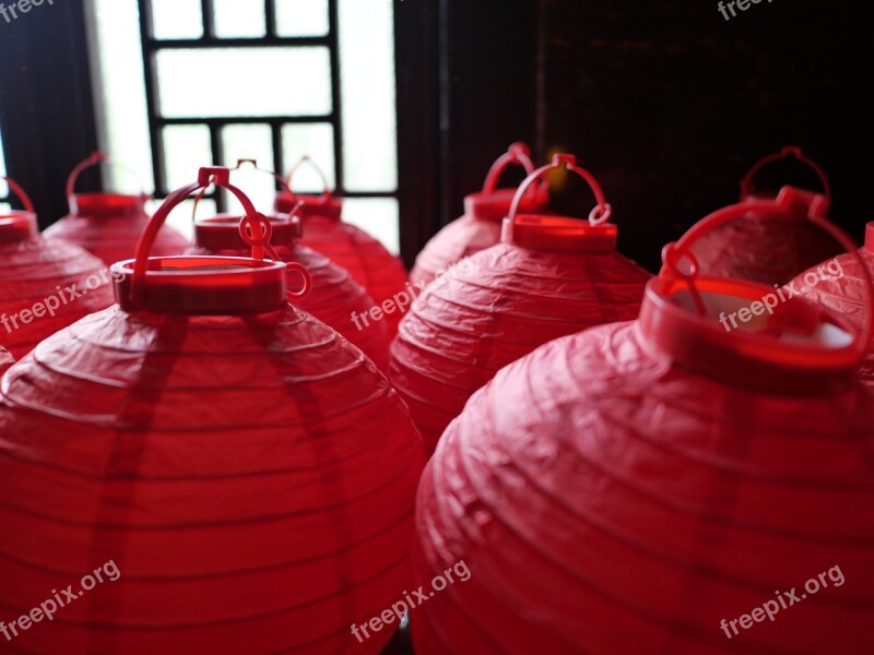 Lantern Red China Traditions Decoration