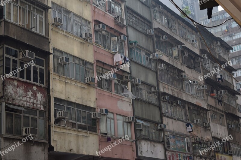 Hong Kong Slum China Alley Street