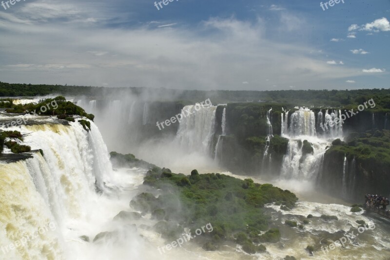 Argentina Brazil Iguazu Iguacu Falls