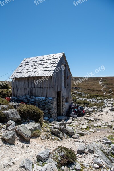 Kitchen Hut Cradle Mountain Tasmania Overland Track Wilderness