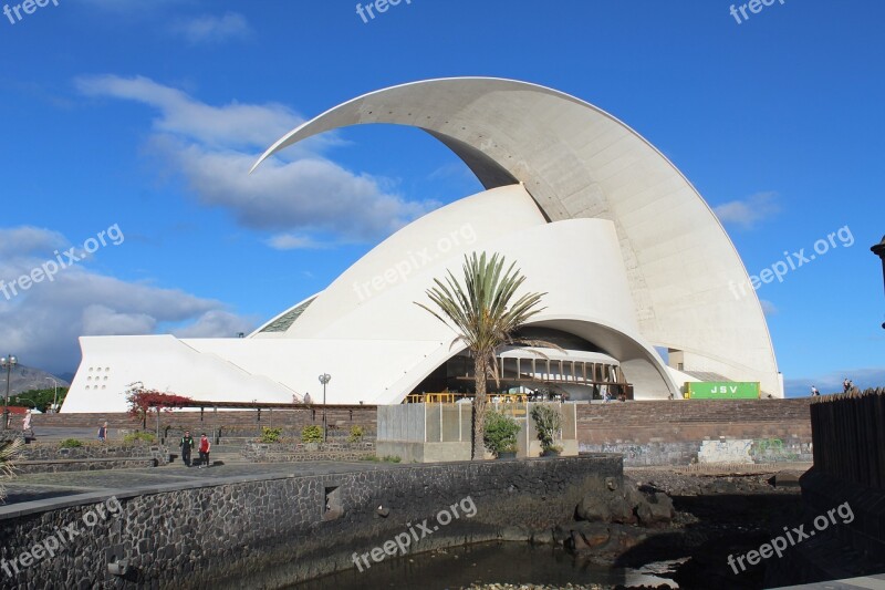 The Auditorium Of Tenerife Canary The Island Of Tenerife Tenerife Tourist Attractions