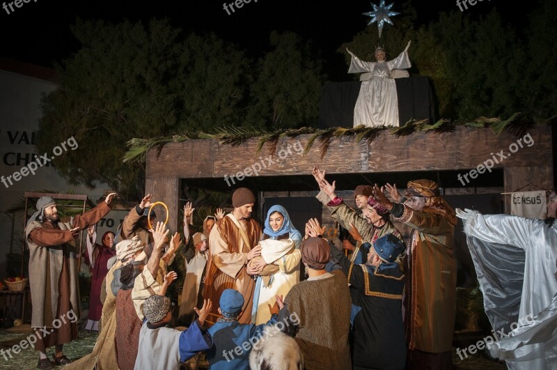 Living Nativity Nativity Creche Christmas Baby Jesus