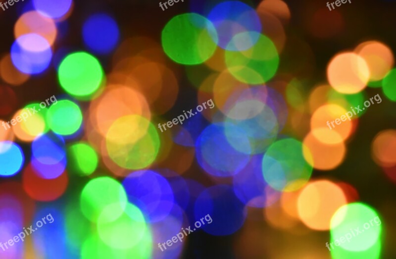 Bokeh Background Image Colorful Lights Background