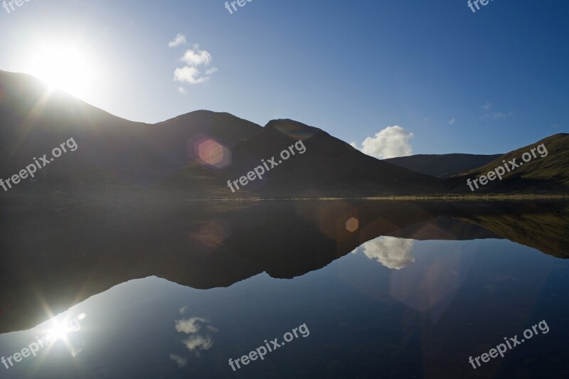 Lake Reflection Water Nature Landscape