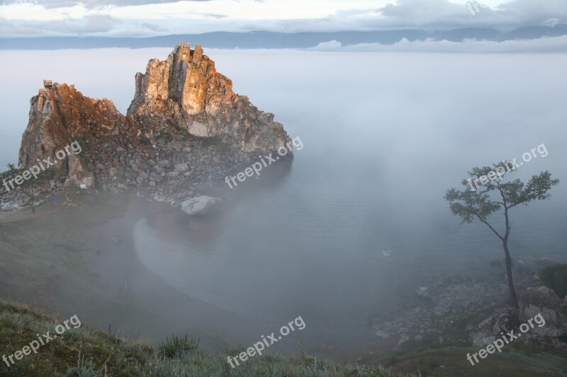 Baikal Nature Siberia Russia Water