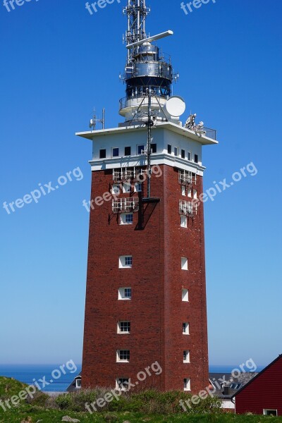 Helgoland Lighthouse Island Blue Tower