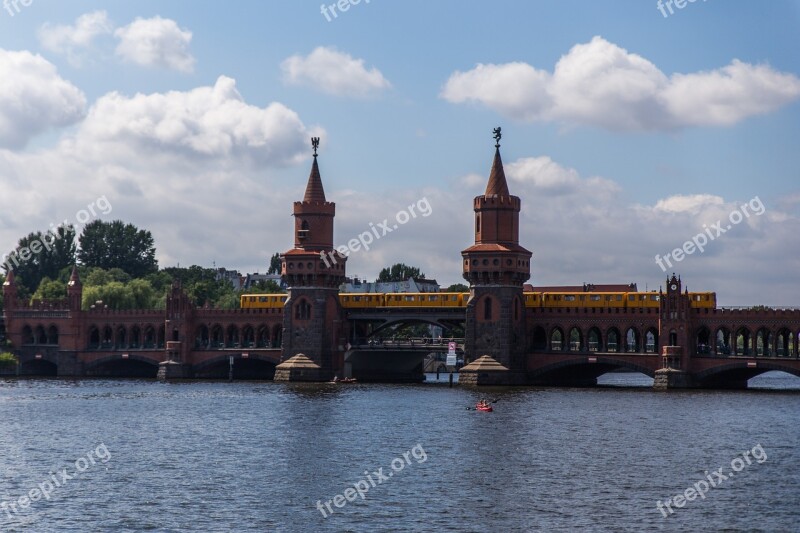 Oberbaumbrücke Berlin Spree Architecture Capital