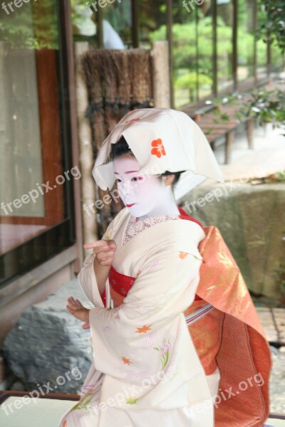 Japan Kyoto Geisha Free Photos