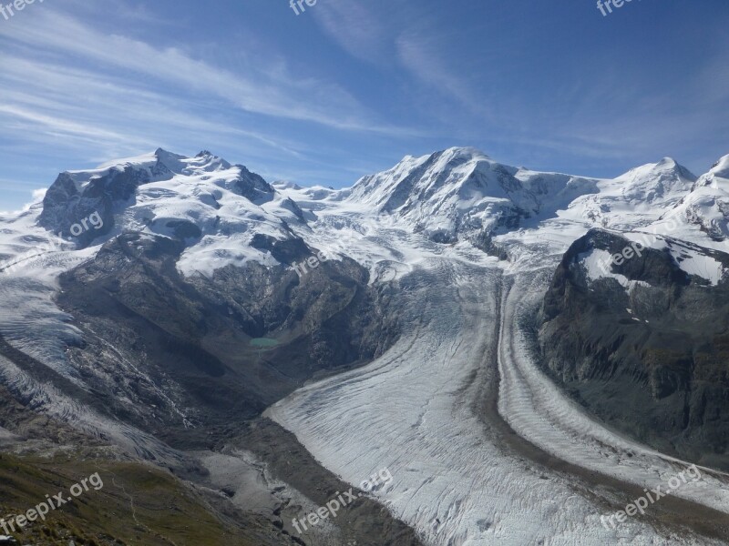 Monterosa Valais Nature Free Photos