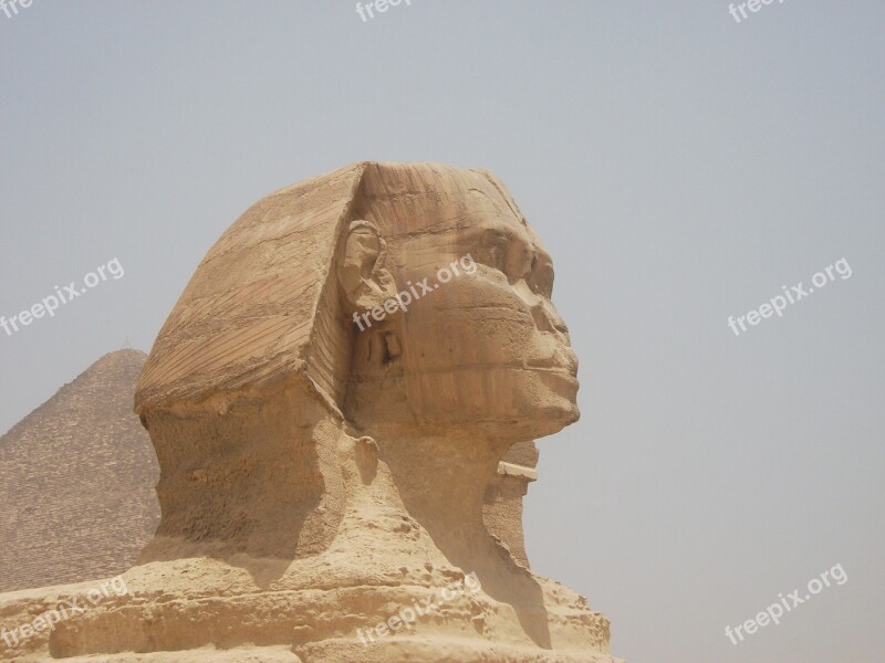 Sphinx Pyramid Egypt Giza Ancient Egypt