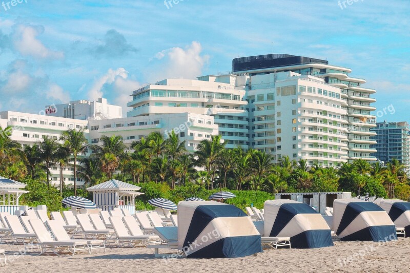 Beach Miami Beach Resort Sand Usa