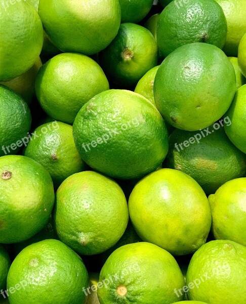 Limes Fruit Fresh Citrus Healthy