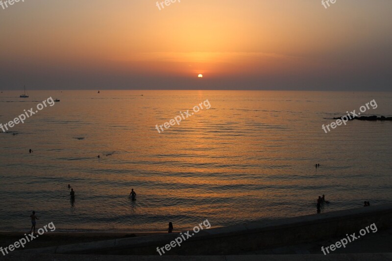 Sunset Gallipoli Puglia Italy Salento