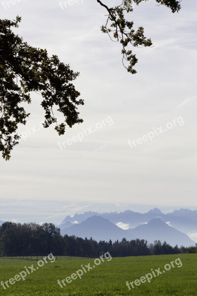 Alpine Hair Dryer Distant View Mountains Wilderkaiser