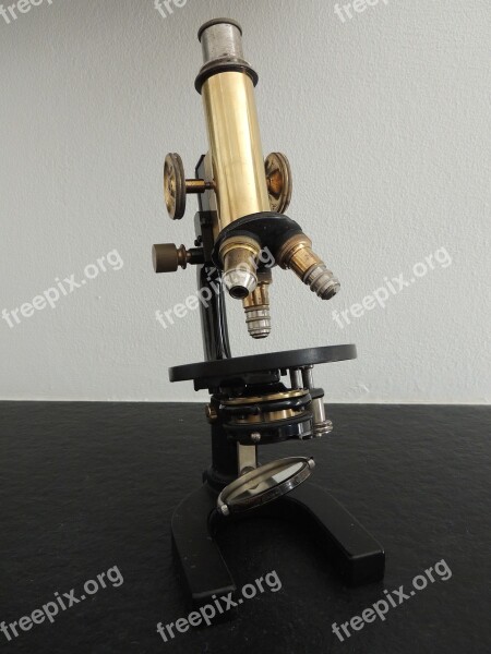 Microscope Laboratory Ancient Free Photos