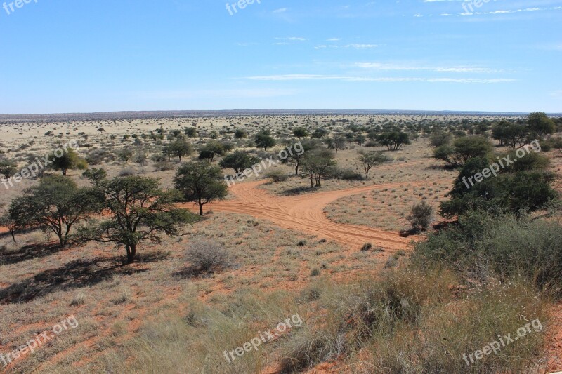 Desert Namibia Africa Dunes Desert Landscape