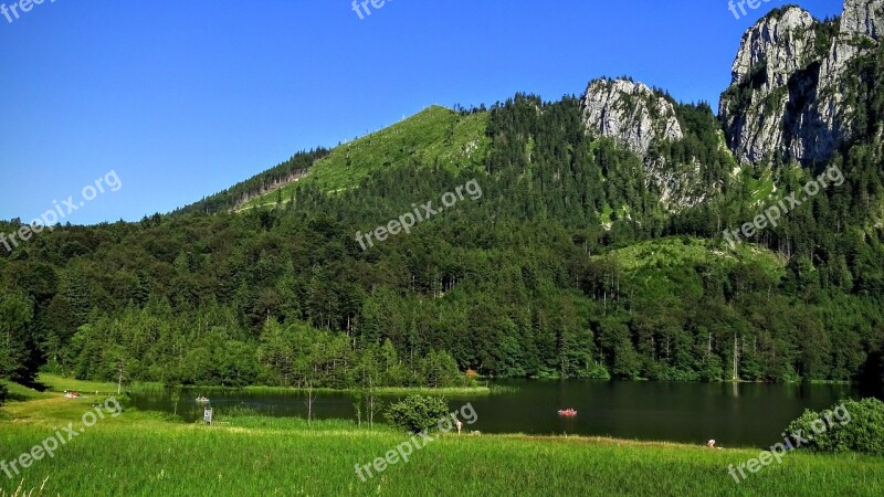 Laudachsee Traunstein Salzkammergut Gmunden Austria