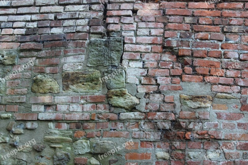 Wall Old Historically Rock Stones Brick