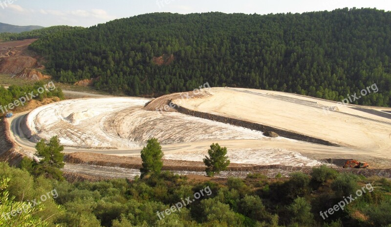 Salt Waste Pollution Cardona Catalonia