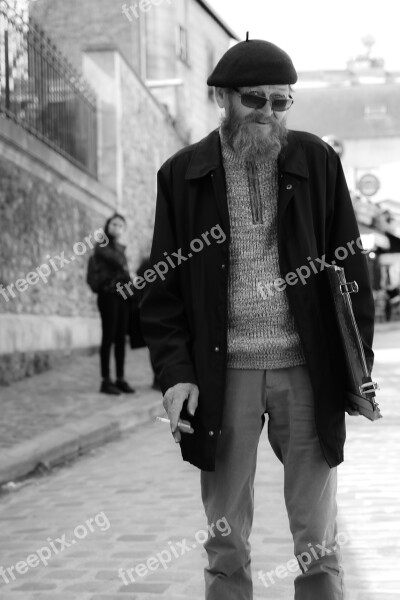 Montmartre Street Photography Artist Paris Free Photos