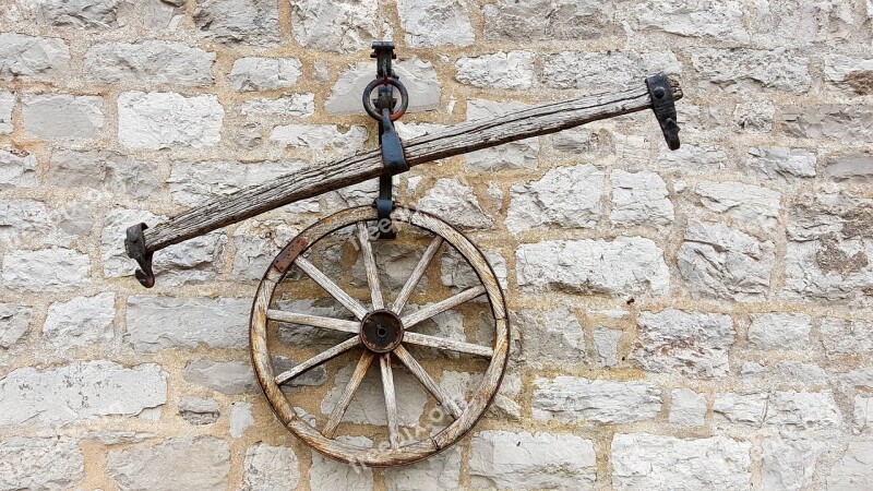 Wagon Wheel Wheel Wooden Wheel Spokes Cart