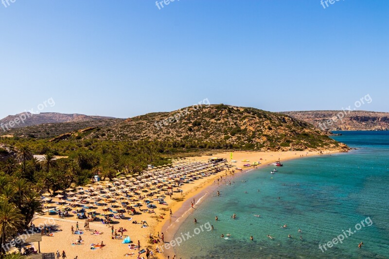 Beach Greece Holidays Water Summer