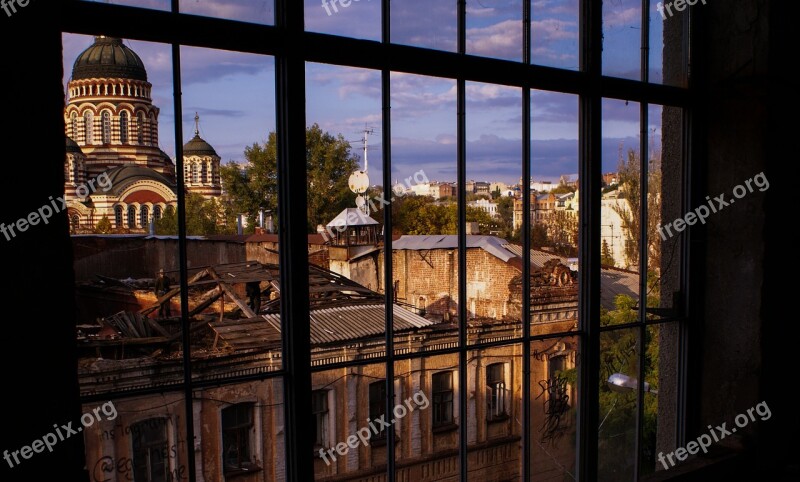 Church Cathedral View From The Window Architecture Temple