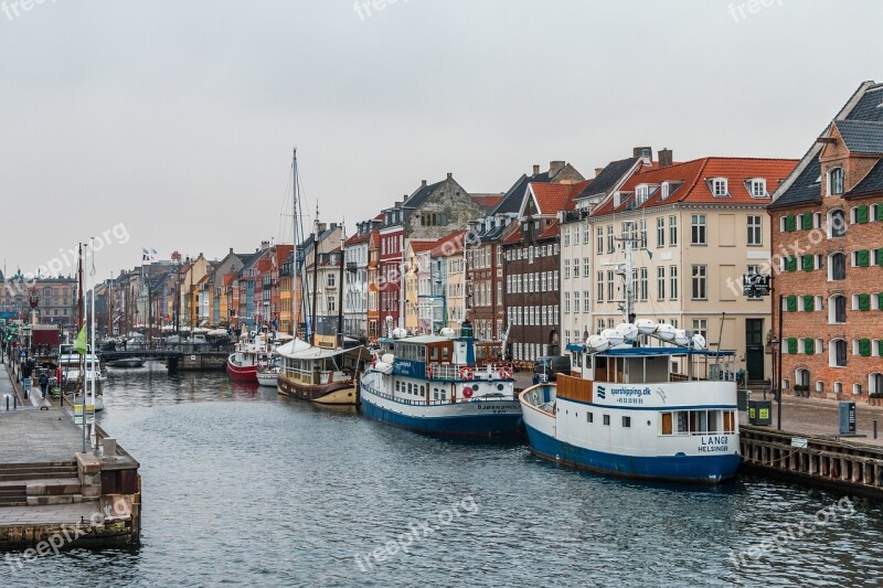 Nyhavn Copenhagen Denmark Free Photos