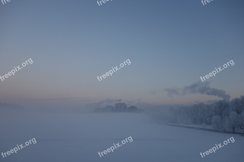 Winter Peter Sky Beach Smoke