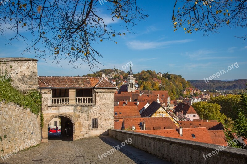 Tübingen Castle Hohentübingen University City Southern Germany Historic Center