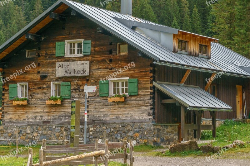 Kleinwalsertal Ifen Melköde Alpe Allgäu